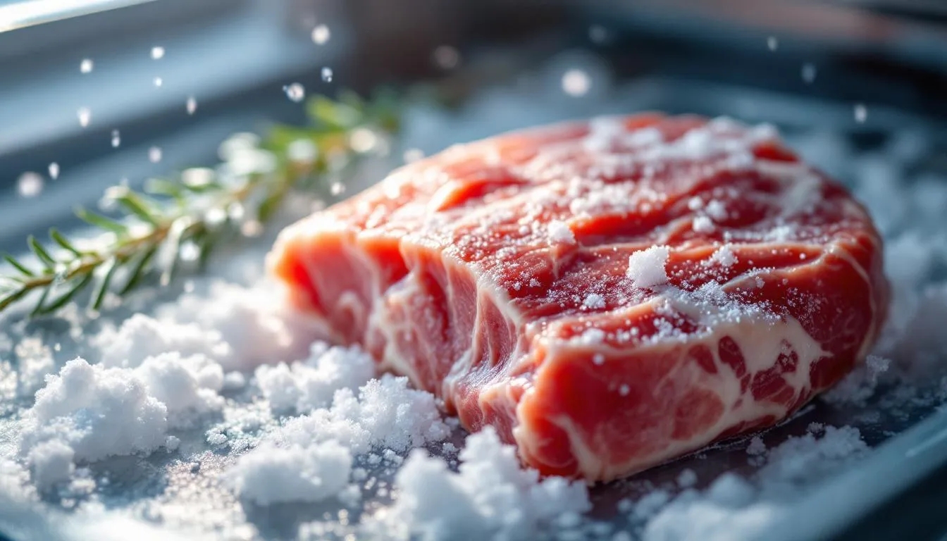 viande au congélateur