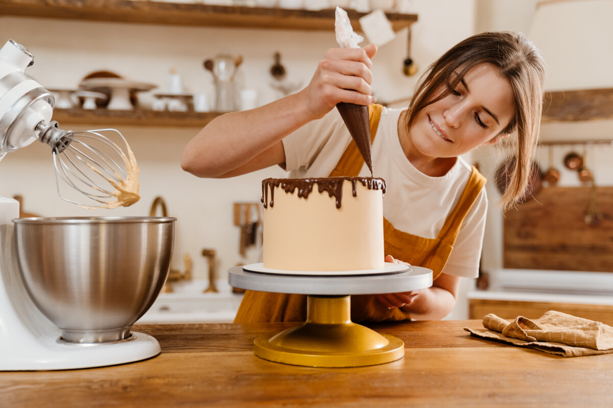 préparer gâteau