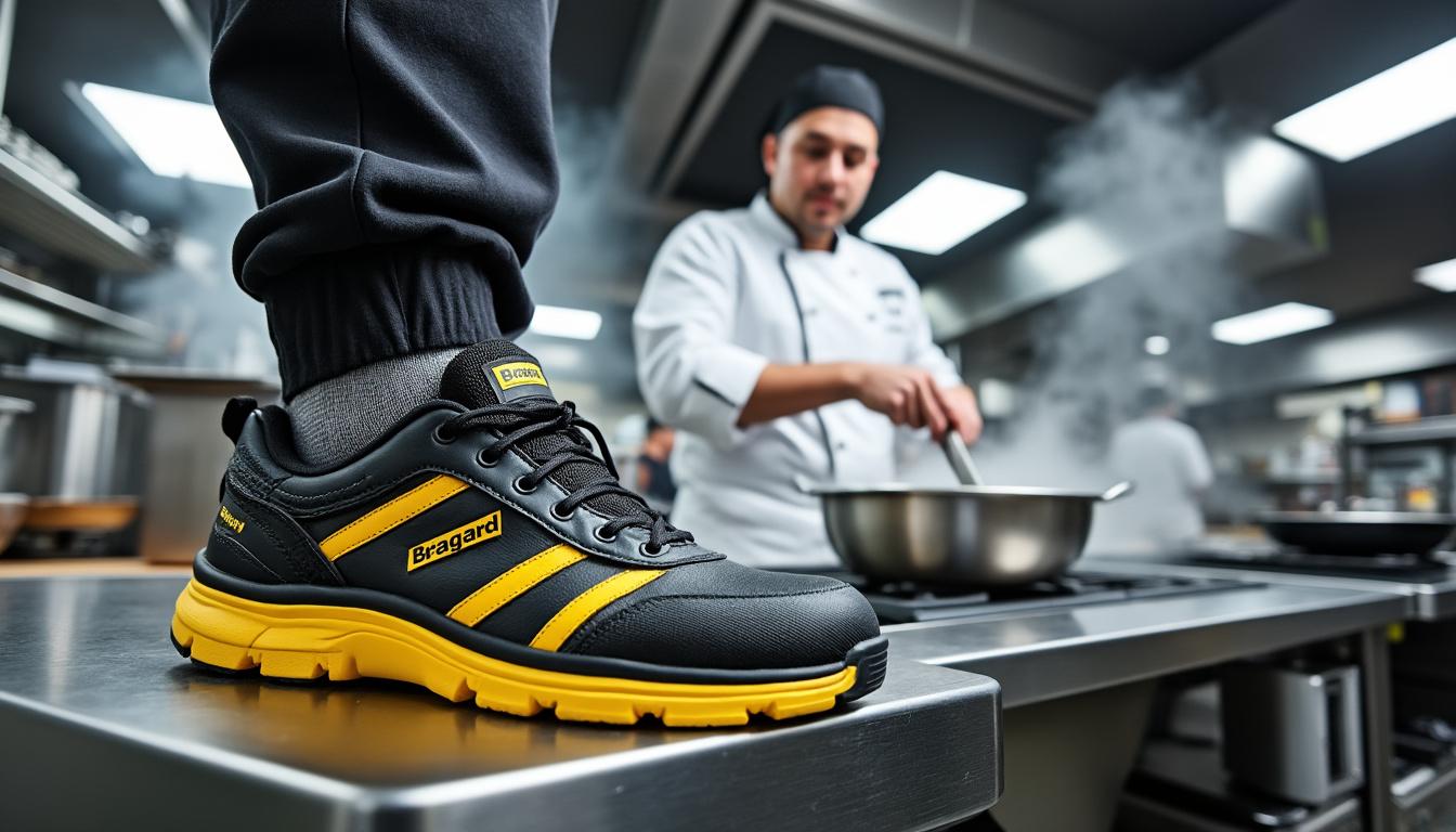 découvrez notre comparatif des chaussures de sécurité cuisine bragard pour dénicher la paire idéale qui allie confort, sécurité et style. protégez vos pieds tout en travaillant avec élégance dans la cuisine.