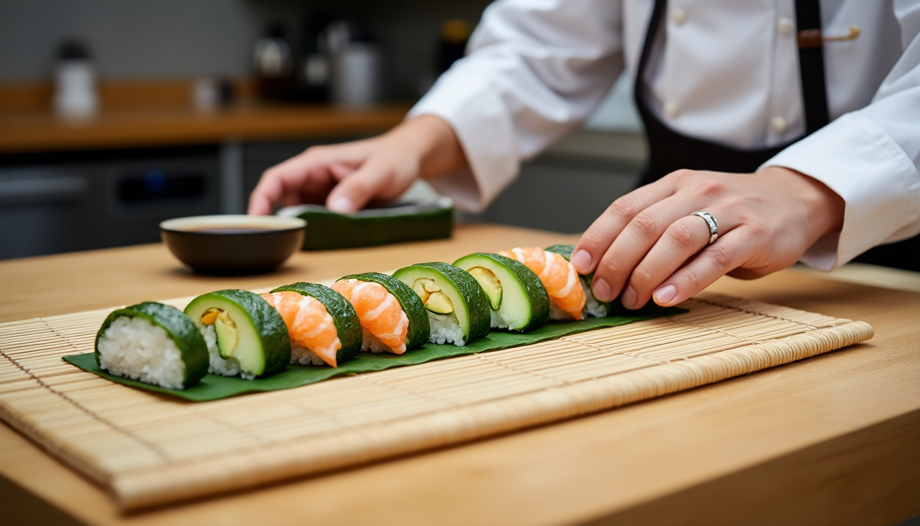découvrez comment préparer des sushis maison facilement grâce à notre guide étape par étape spécialement conçu pour les débutants. ingrédients, techniques, astuces et recettes traditionnelles japonaises pour réussir vos premiers sushis.
