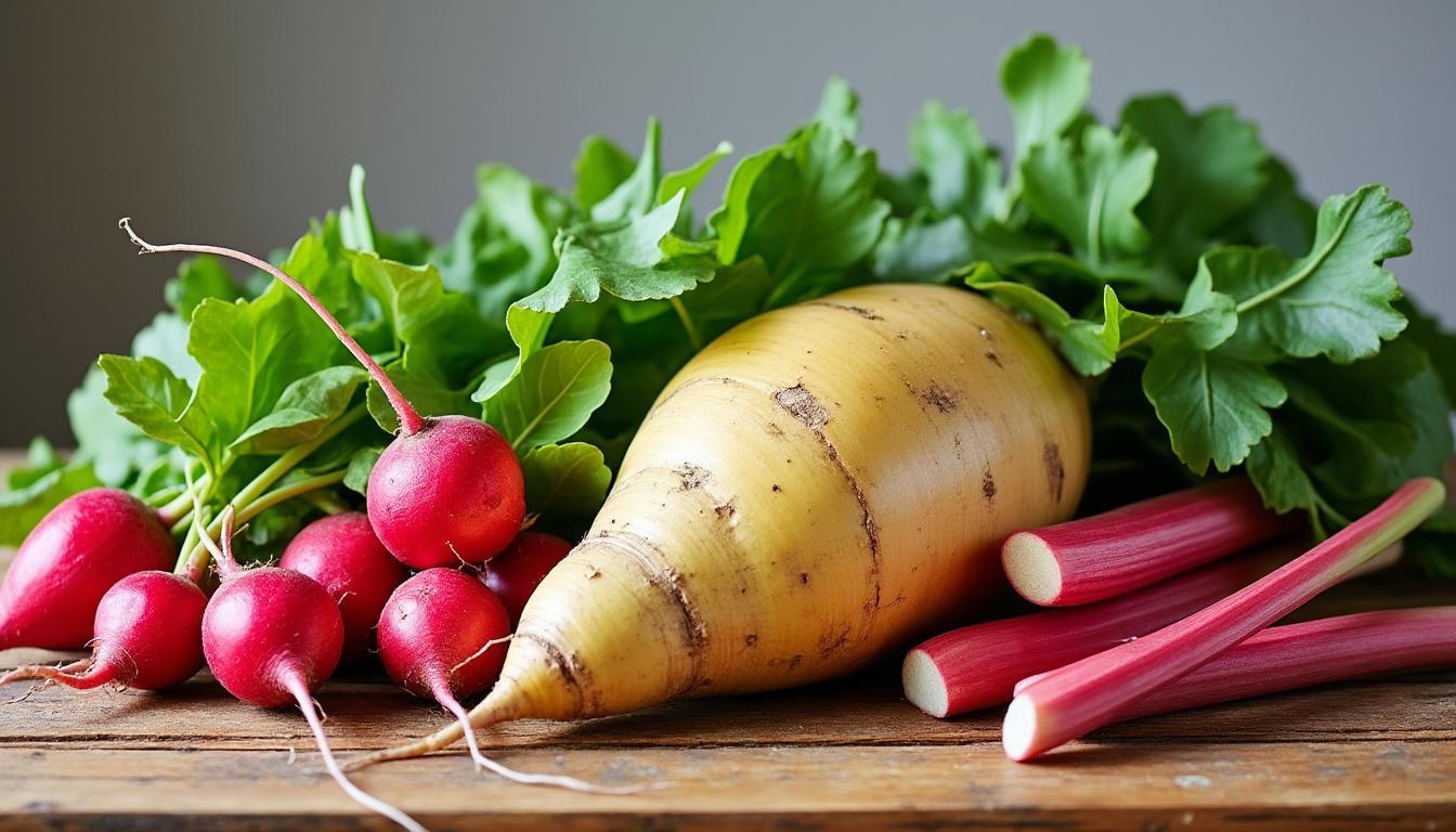 découvrez notre liste complète de légumes commençant par la lettre r pour diversifier vos recettes et apporter plus de variété à votre cuisine. idéal pour trouver de nouvelles idées gourmandes et originales avec des légumes rares ou connus!