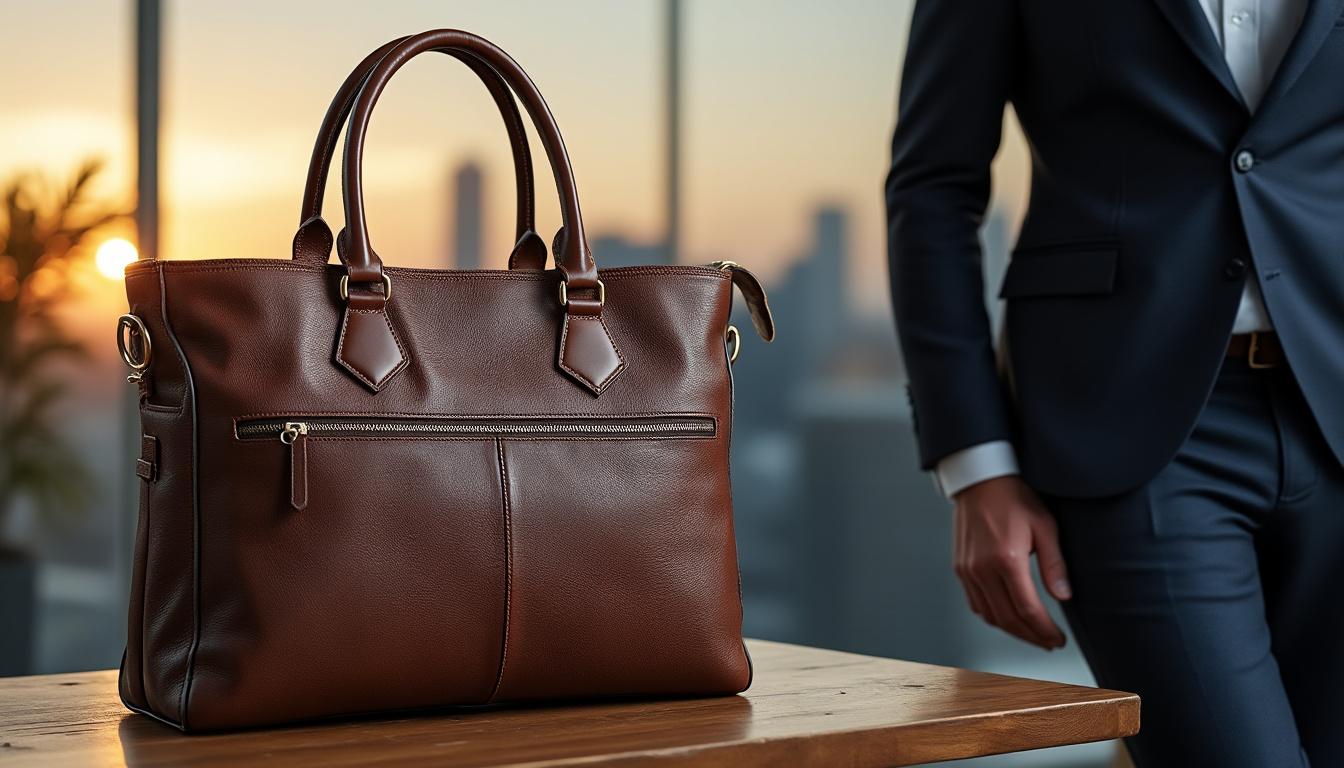 découvrez le sac cabas masculin élégant, l'accessoire idéal alliant praticité et style pour sublimer votre quotidien avec sophistication.