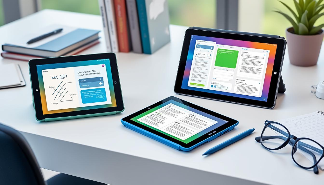 découvrez notre comparatif complet des tablettes tactiles microsoft idéales pour les étudiants. trouvez la meilleure option adaptée à vos besoins et budget pour étudier efficacement.