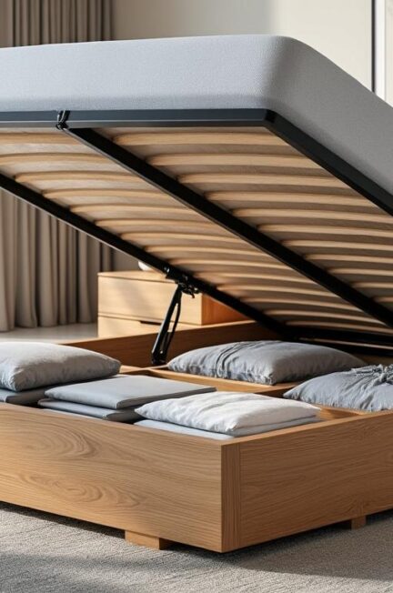 découvrez comment un lit coffre en bois peut maximiser votre espace de rangement tout en apportant chaleur et élégance à votre chambre.