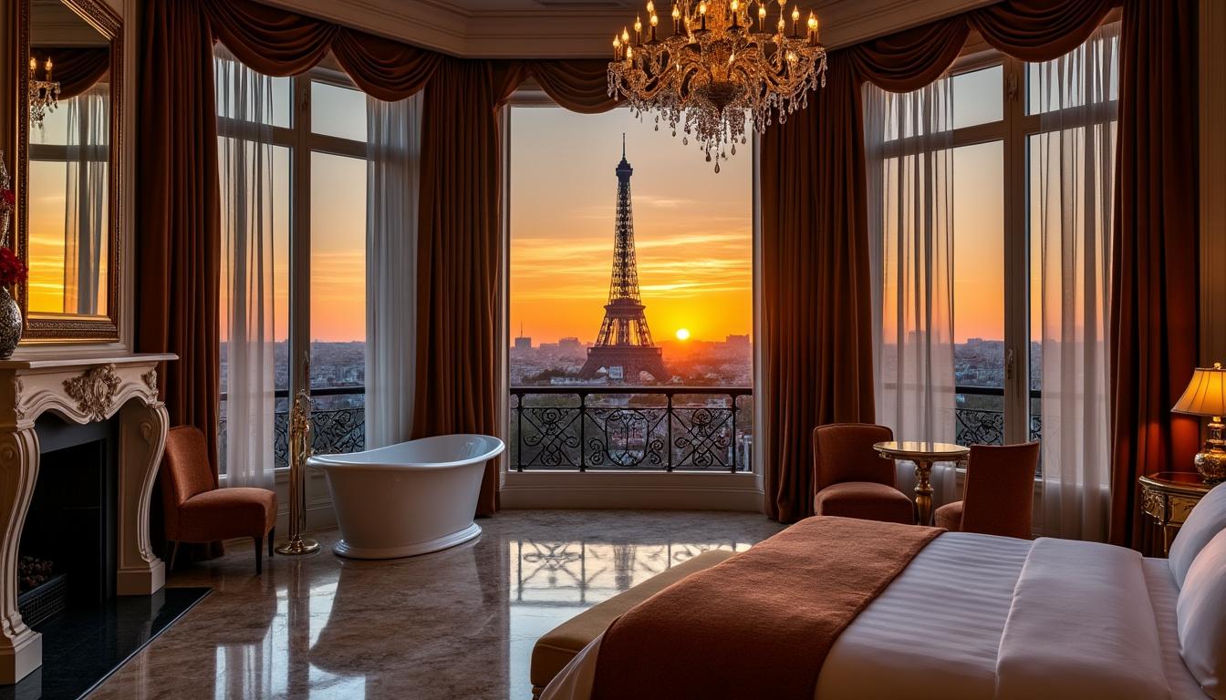 découvrez notre sélection des meilleurs hôtels à paris pour un week-end romantique inoubliable, alliant charme, confort et atmosphère intime au cœur de la ville lumière.