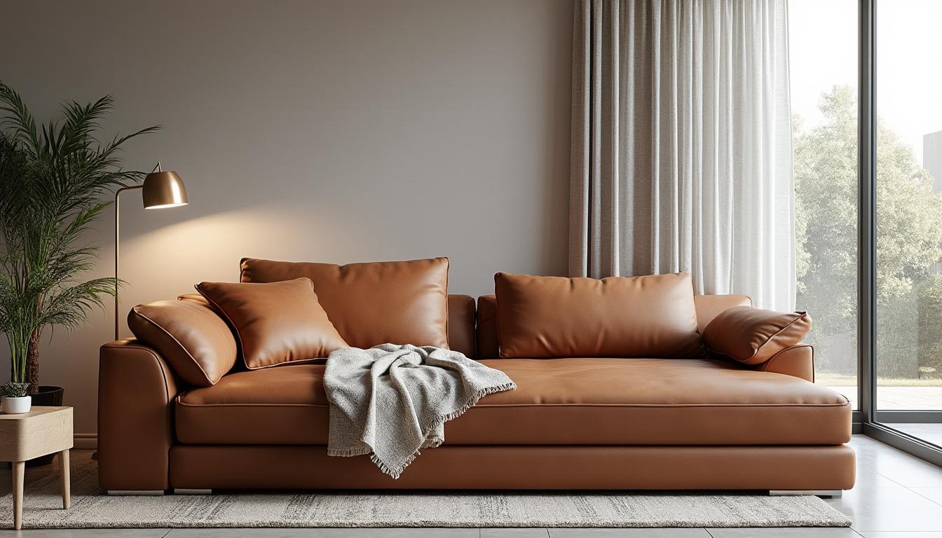 découvrez pourquoi le canapé convertible en cuir marron est le choix parfait alliant confort exceptionnel et élégance intemporelle pour votre intérieur.