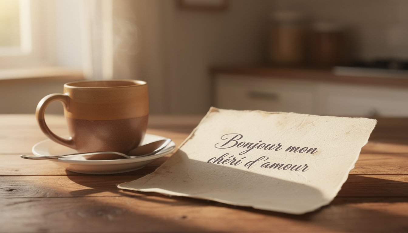 découvrez comment un simple 'bonjour mon chéri d'amour' peut renforcer votre connexion émotionnelle et raviver la complicité dans votre couple.