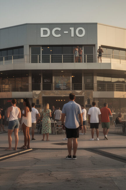 plongez dans l'ambiance électrisante du dc‑10 à ibiza, le temple incontournable de la fête insulaire en espagne. vivez des soirées inoubliables au cœur de la célèbre île des baléares.