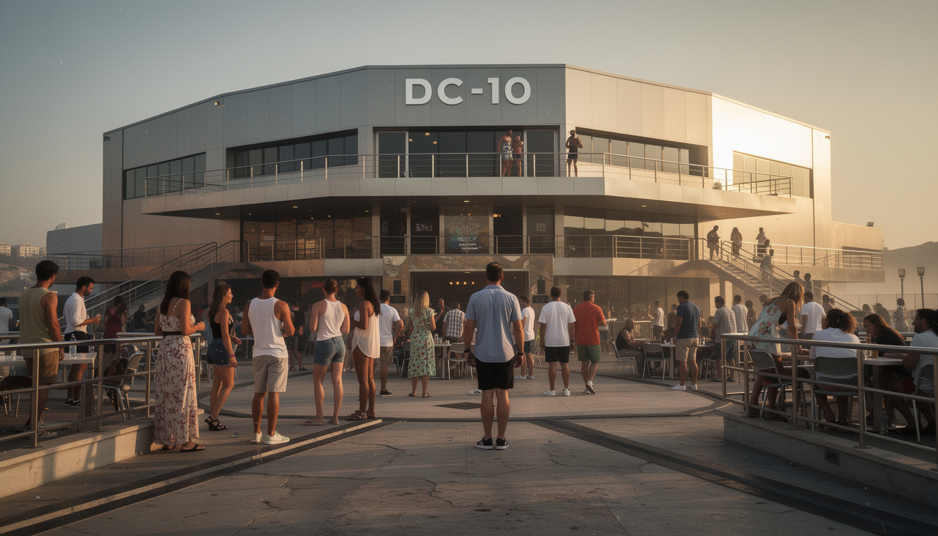 plongez dans l'ambiance électrisante du dc‑10 à ibiza, le temple incontournable de la fête insulaire en espagne. vivez des soirées inoubliables au cœur de la célèbre île des baléares.