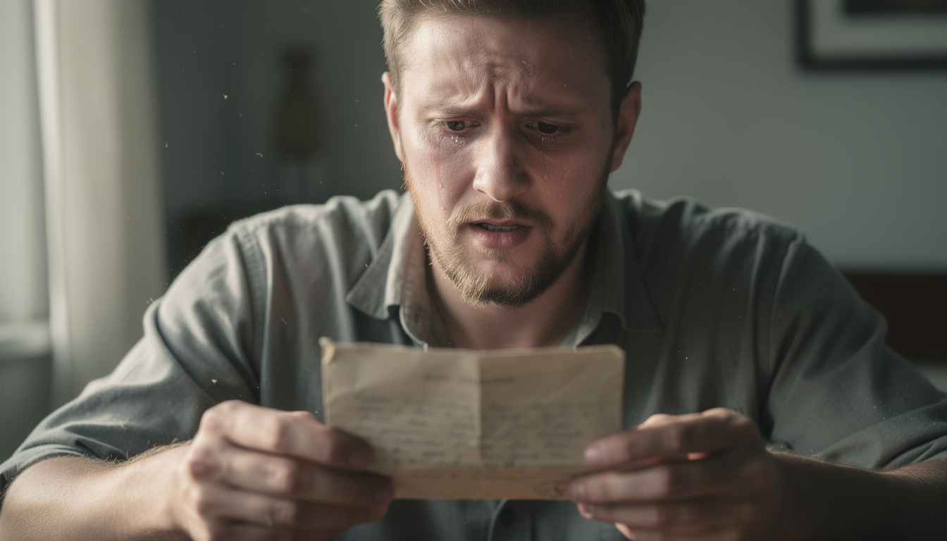 découvrez les émotions profondes et sincères exprimées dans une lettre d'amour triste qui touche le cœur d'un homme et fait naître les larmes.
