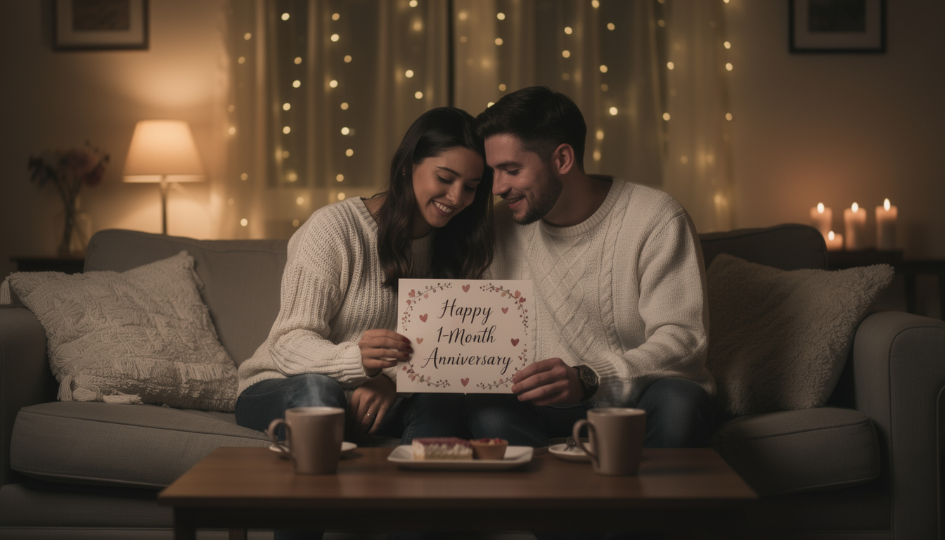 découvrez le texte idéal pour une carte personnalisée célébrant 1 mois de relation amoureuse, parfait pour exprimer vos sentiments avec douceur et originalité.