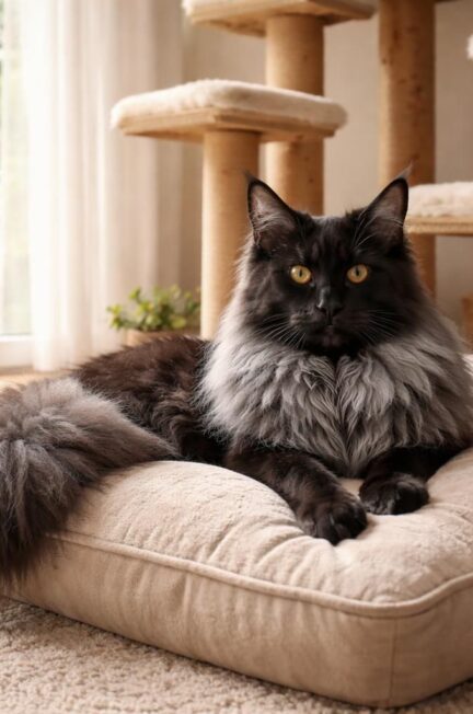 découvrez nos conseils pour choisir le meilleur habitat adapté à un maine coon adulte black smoke, alliant confort, sécurité et bien-être pour votre chat.