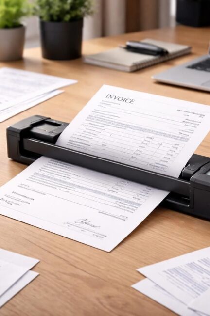 découvrez comment un scanner portable facilite la gestion professionnelle des factures, contrats et notes, pour plus d'efficacité au quotidien.
