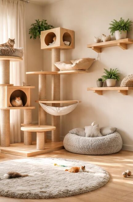 découvrez comment aménager une pièce dédiée spécialement conçue pour le confort et le bien-être de votre chat, alliant espace de jeu, détente et sécurité.