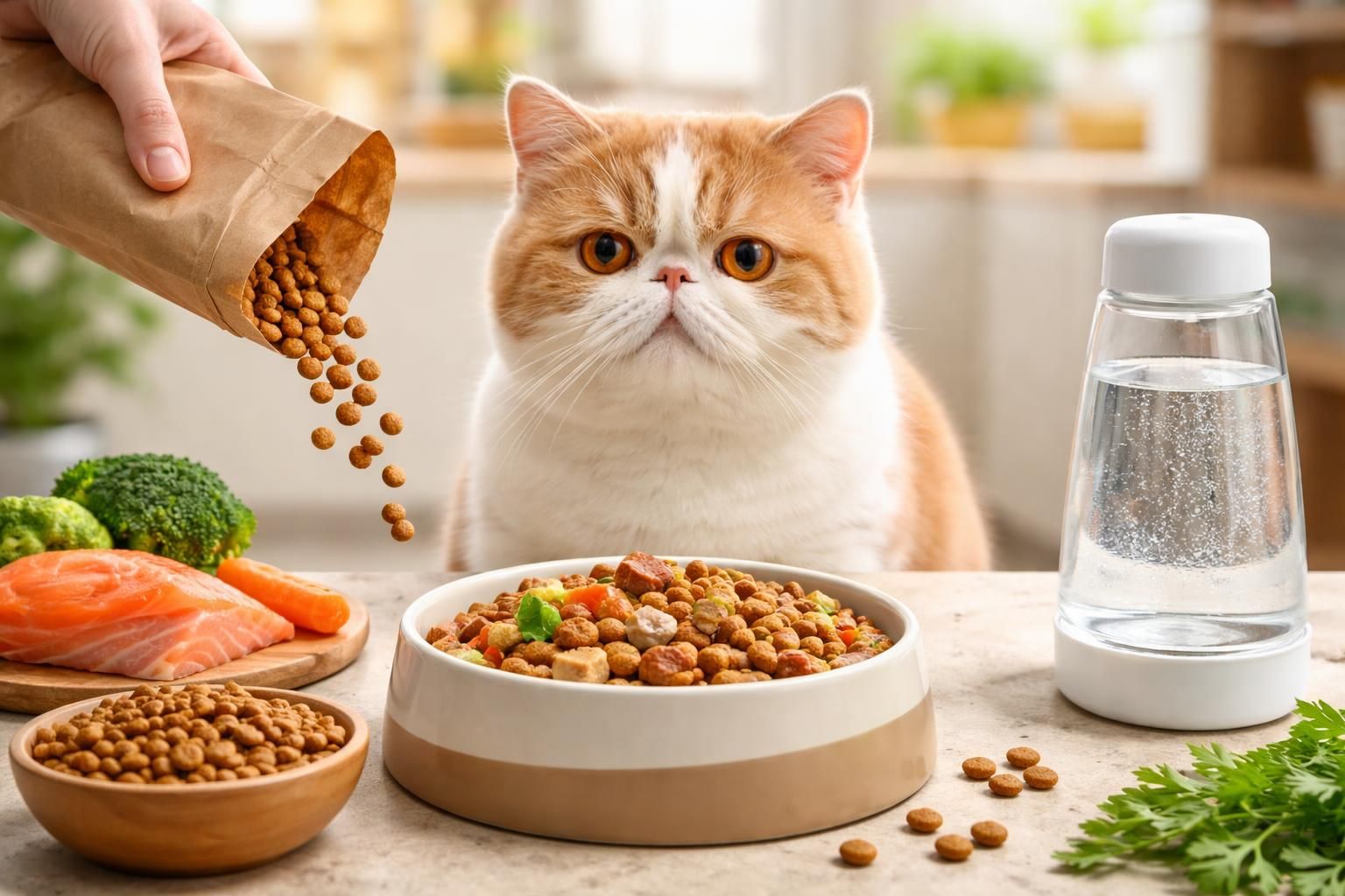 découvrez nos conseils pour bien nourrir votre chat au visage plat et prévenir les problèmes de santé liés à son alimentation spécifique.