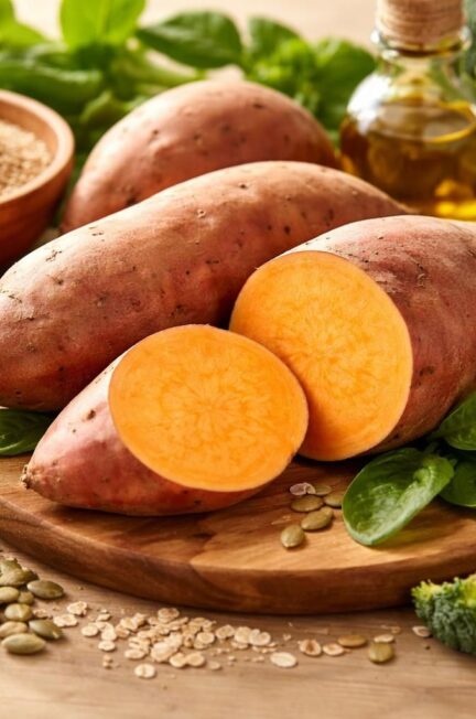 découvrez les bienfaits de la patate douce, un aliment riche en nutriments essentiels, idéal pour une alimentation saine et équilibrée.