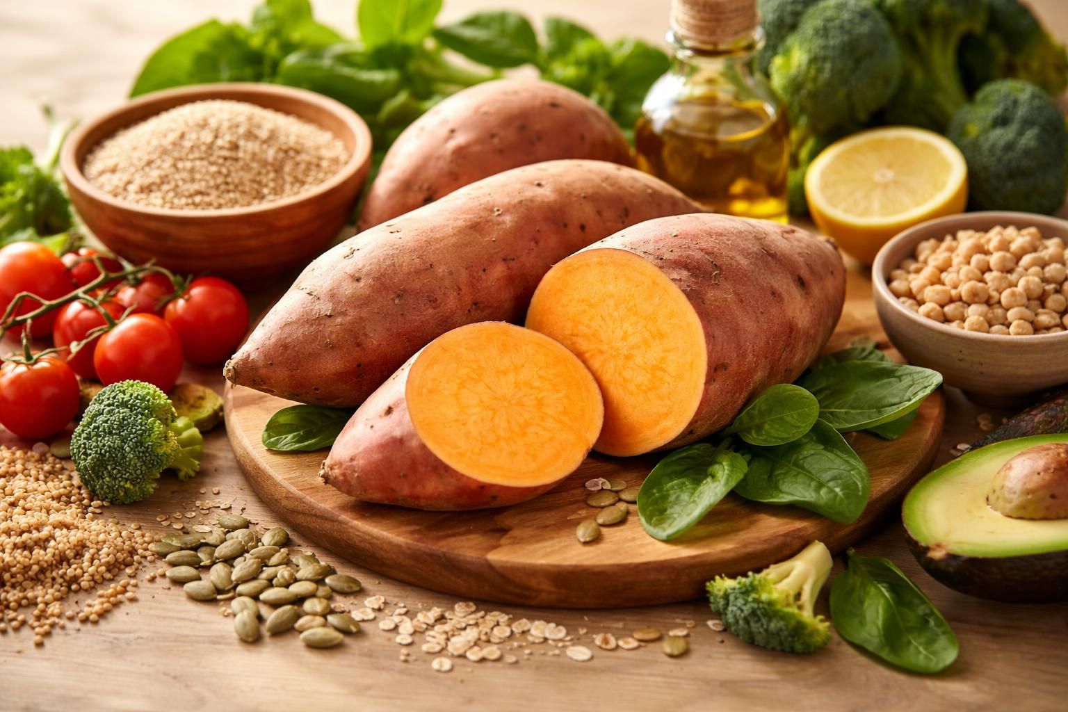 découvrez les bienfaits de la patate douce, un aliment riche en nutriments essentiels, idéal pour une alimentation saine et équilibrée.