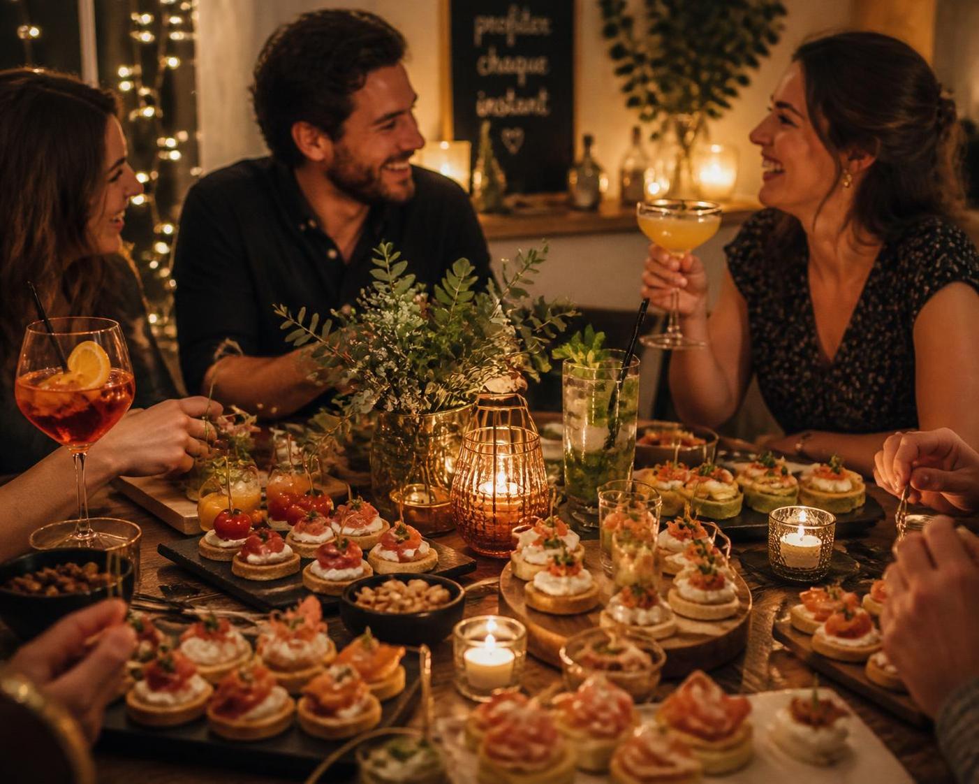 découvrez des idées originales de thèmes pour organiser un apéritif dînatoire convivial et surprenant entre amis.