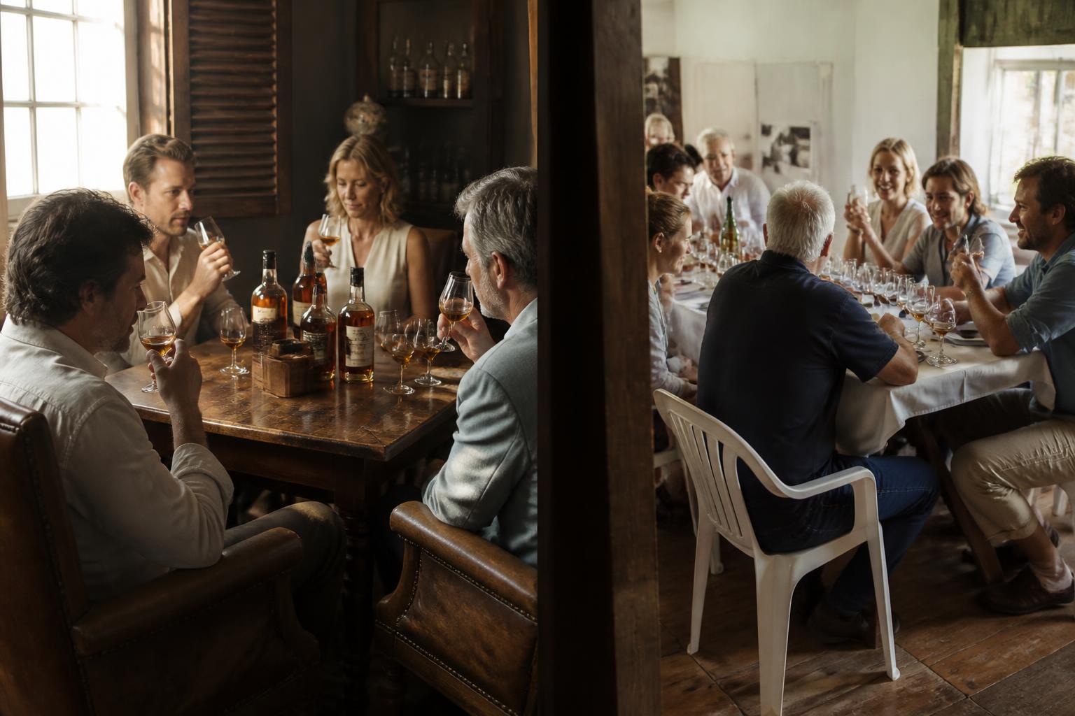 découvrez les principales différences entre une dégustation privée de rhum et une dégustation classique, pour une expérience adaptée à vos envies et à votre niveau.
