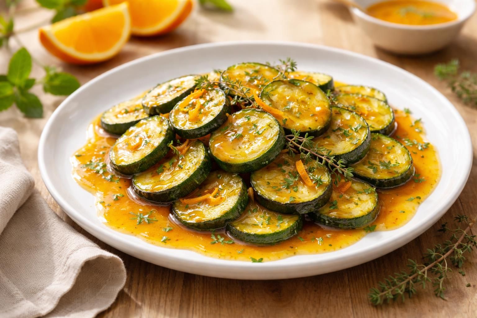 découvrez la recette des courgettes à l'orange, un mariage surprenant de saveurs fraîches et sucrées à savourer absolument pour renouveler vos plats estivaux.