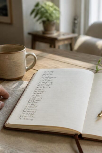 découvrez une liste complète de mots anglais commençant par la lettre w pour enrichir votre vocabulaire et améliorer votre maîtrise de l'anglais.