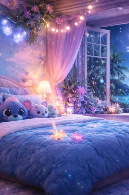 découvrez des idées créatives pour transformer la chambre de votre enfant en un univers enchanté avec la magie de stitch, alliant douceur et fantaisie.