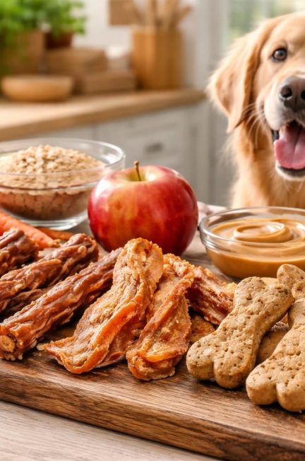 découvrez des recettes simples et naturelles de friandises faites maison pour gâter votre chien tout en prenant soin de sa santé.
