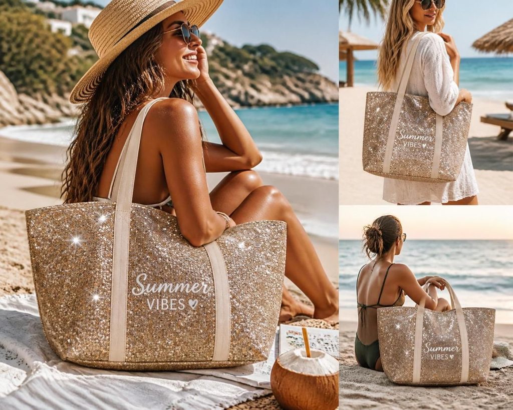 découvrez notre sélection des meilleurs cabas pailletés pour vos sorties à la plage. alliez style et praticité avec ces modèles tendance pour un été lumineux.