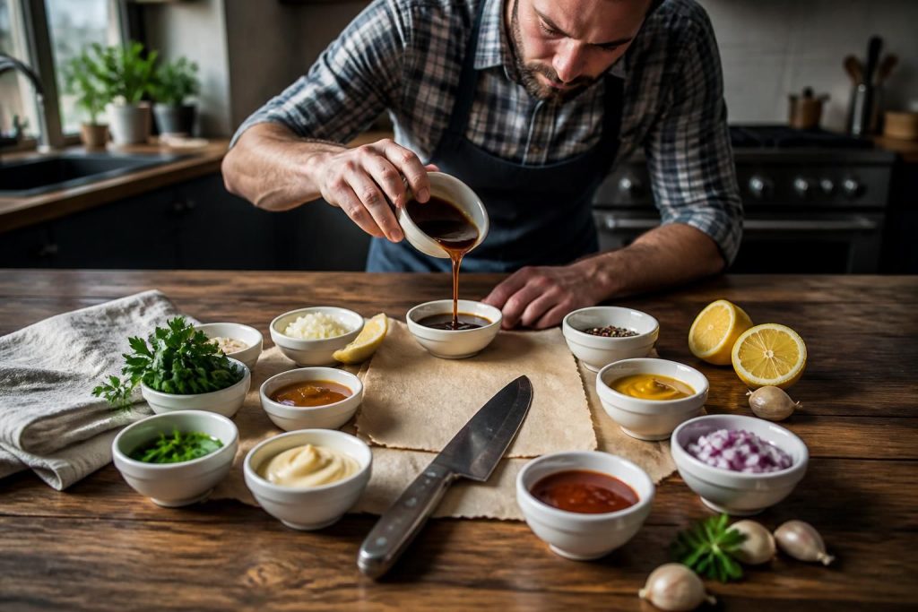 découvrez la technique 5c1m pour les sauces, une méthode simple pour créer des combinaisons de saveurs délicieuses et originales à essayer absolument.