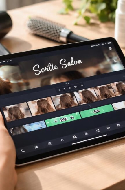 apprenez à monter rapidement un reel coiffure "sortie salon" directement sur ipad avec nos astuces simples et efficaces pour sublimer vos créations capillaires.